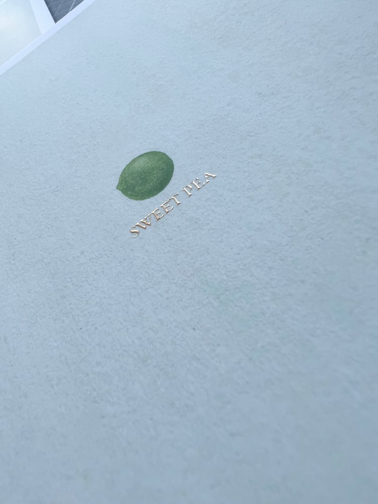 Image of Botanical 💚 Letters - Sweet Pea