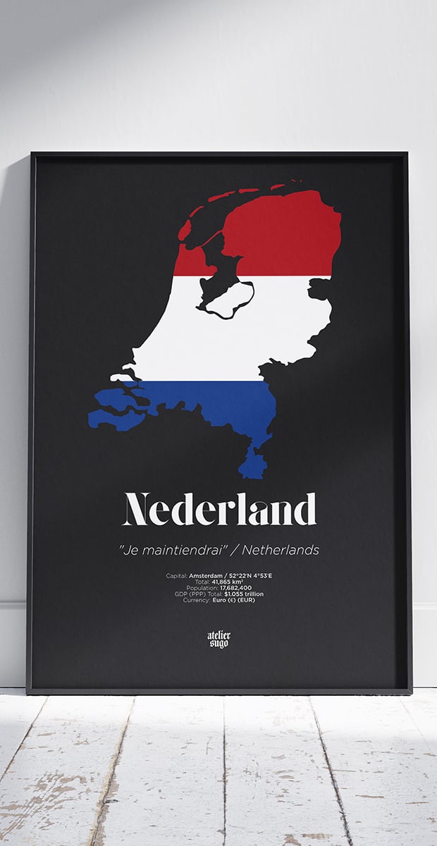 NEDERLAND / NETHERLANDS - LIMITED EDITION POSTER