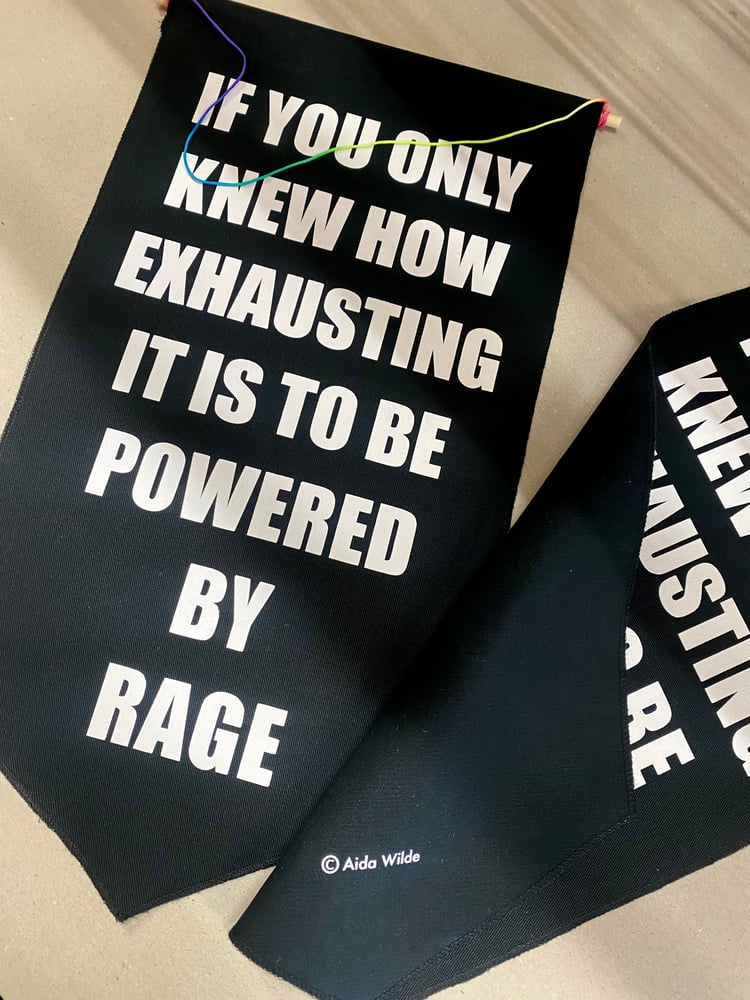 Image of POWERED BY RAGE [Podium Banner]  