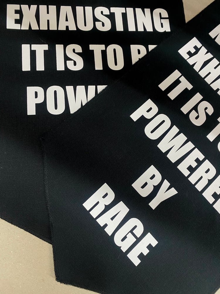 Image of POWERED BY RAGE [Podium Banner]  