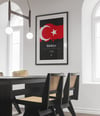 TÜRKIYE CUMHURIYETI / REPUBLIC OF TÜRKIYE / TURKEY - LIMITED EDITION POSTER