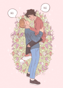 Heartstopper Nick and Charlie Print