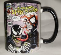 Image 4 of Venom custom Marvel Comic book covers coffee mug