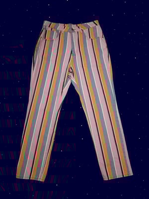 Striped jeans
