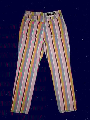 Striped jeans