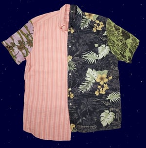 Upcycled 'Tropical Psychedelic' shirt