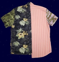 Image 2 of Upcycled 'Tropical Psychedelic' shirt