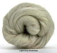 Image 5 of Shades of Gray Combed Top Fiber Sampler I - 5 ounces total