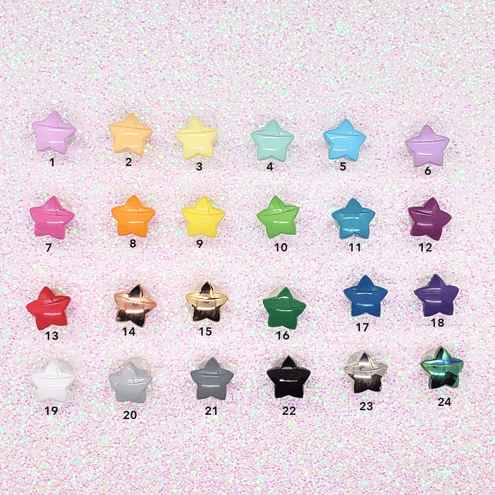 3D Origami Paper Star Pins