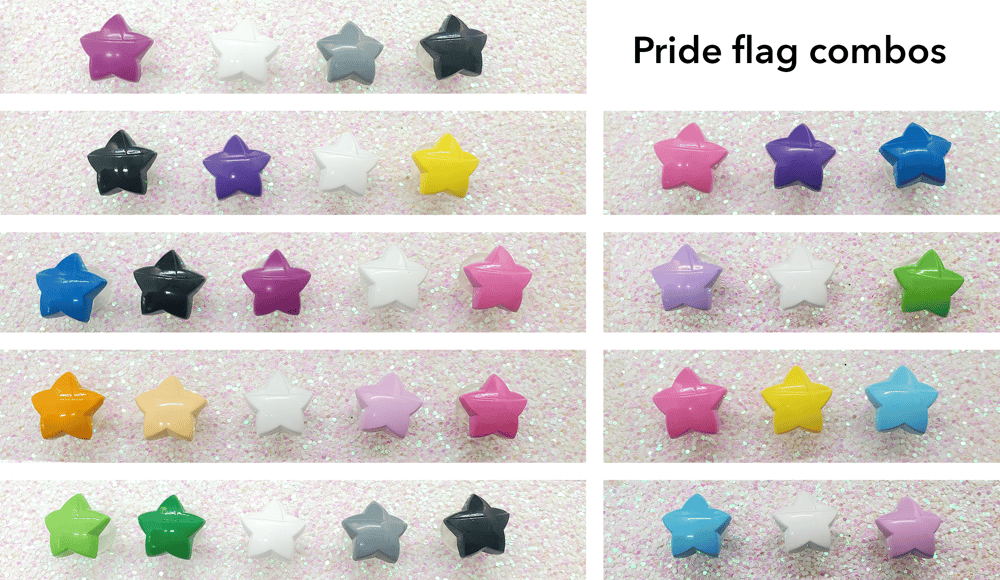 3D Origami Paper Star Pins