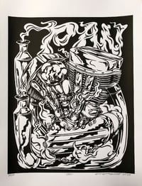 Panhead Illustration Print