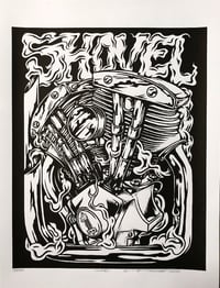 Shovelhead Illustration Print