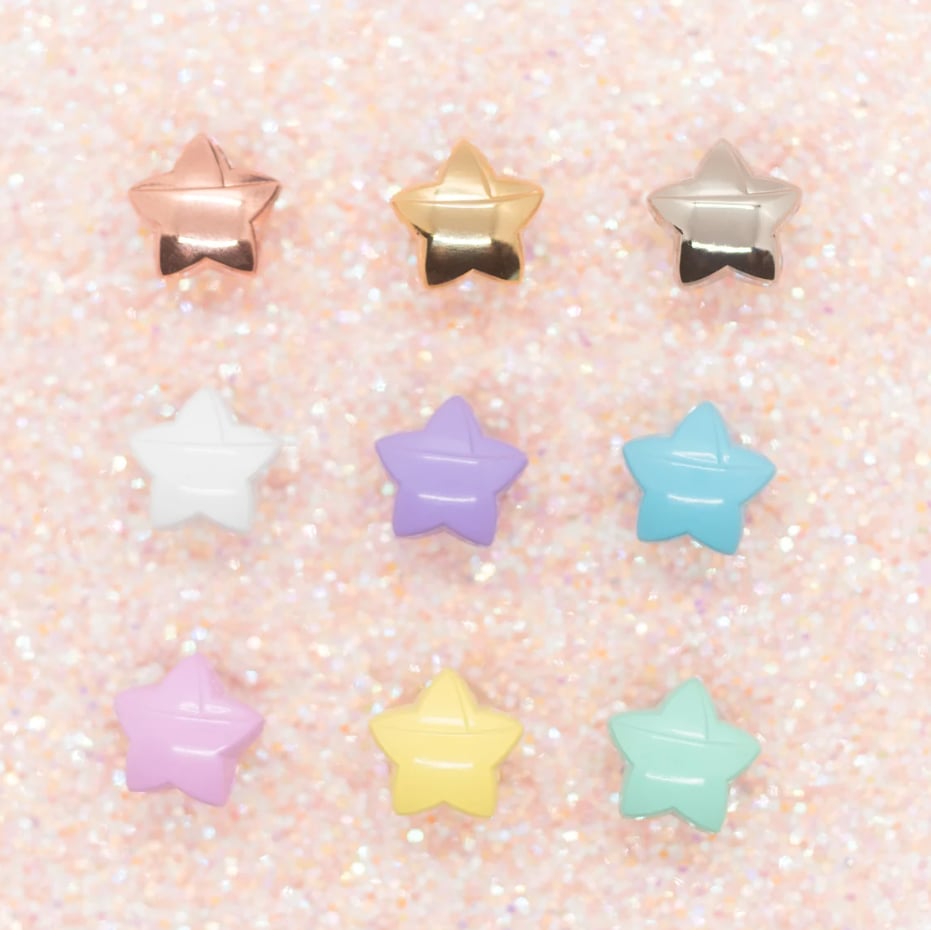 3D Origami Paper Star Pins