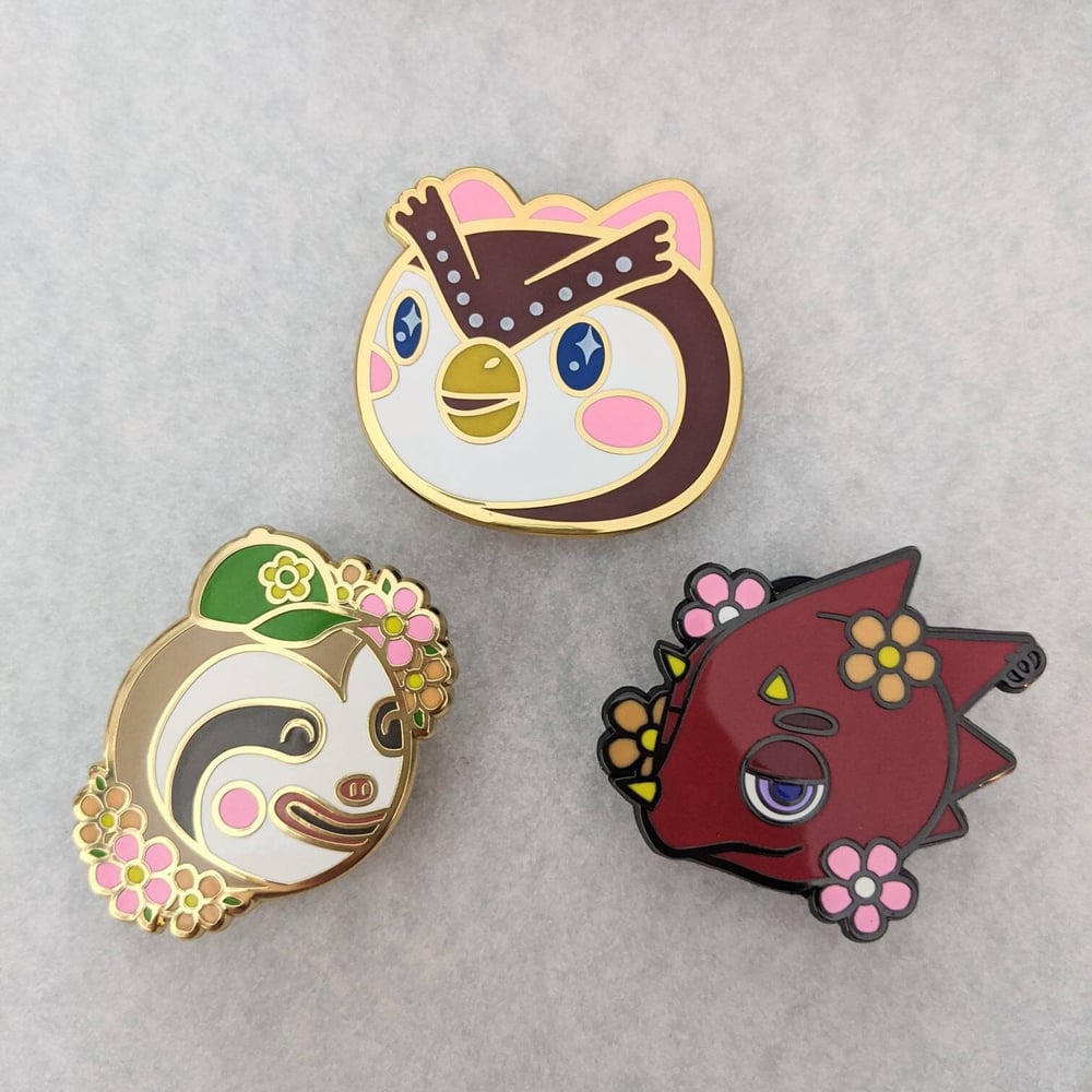 Emotive Animals Pins