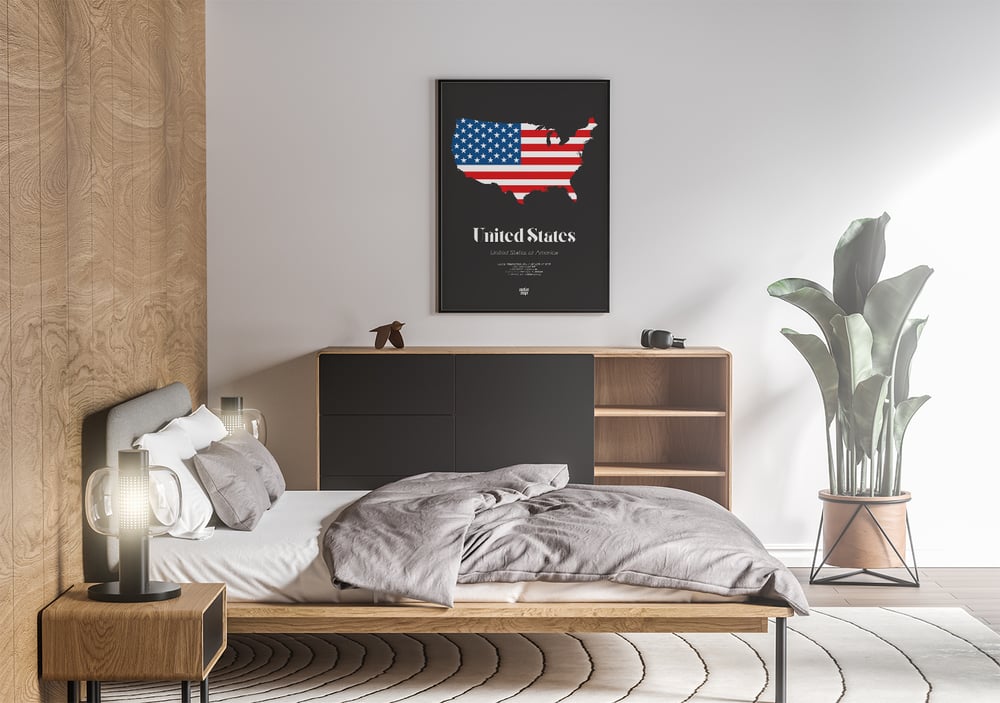 UNITED STATES OF AMERICA / USA - LIMITED EDITION POSTER