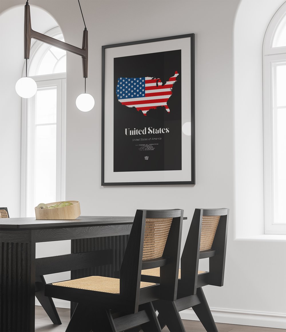 UNITED STATES OF AMERICA / USA - LIMITED EDITION POSTER