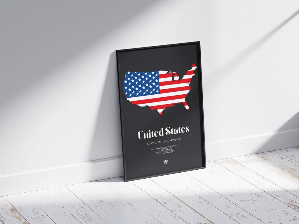 UNITED STATES OF AMERICA / USA - LIMITED EDITION POSTER