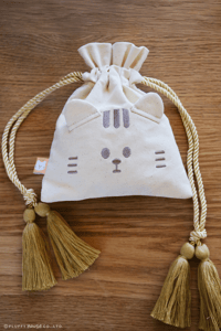 Image 2 of My Home Cat Tassel Rope Pouch