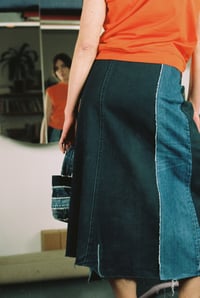 Image 3 of Upcycled Denim Skirt