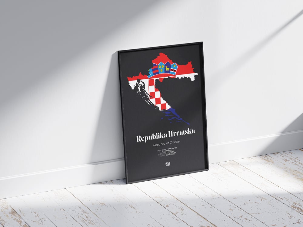 REPUBLIKA HRVATSKA / REPUBLIC OF CROATIA - LIMITED EDITION POSTER