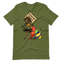 Image 1 of Mighty Healthy (Olive Tee )