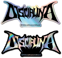 Disciplina Logo Stickers