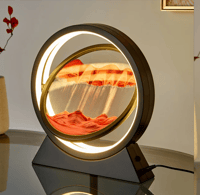 LED Light Creative Quicksand Table Lamp Moving Sand Art