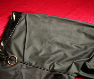 Image of  SAMPLE SALE - Kultchen Heavy Zipper Pants in black PVC II (Size L)
