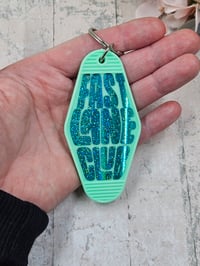 Image 2 of Fast Lane Retro Motel Keychain
