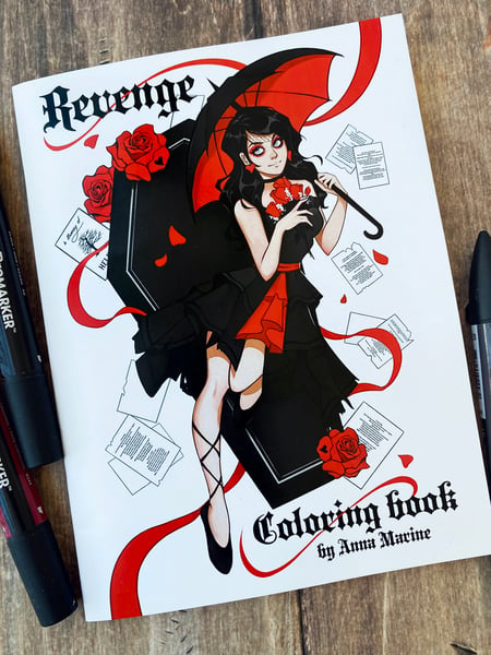 Image of Revenge coloring book (PREORDER)