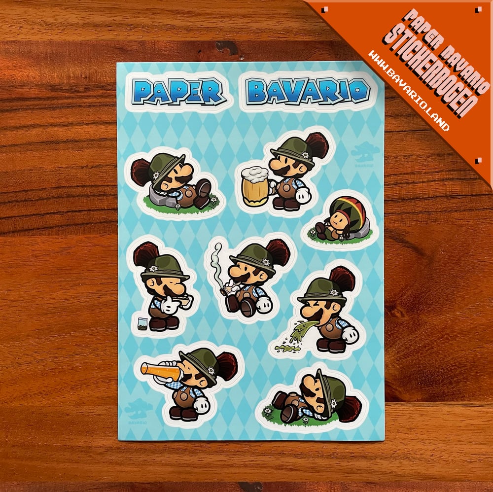 Image of Paper Bavario Stickerbogen