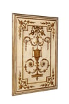 18th century Neo-Classical Italian Carved, Painted and Gilt Panel