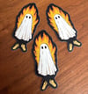 Flame Ghost Sticker 