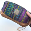 Woven Boho Wristlet - multicolor stripes 3