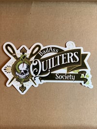 Restocking next week - Logo Sticker - BAQS with Snake and skull - 5inch