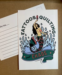 Quilts and Tattoos Postcard - 2 pack