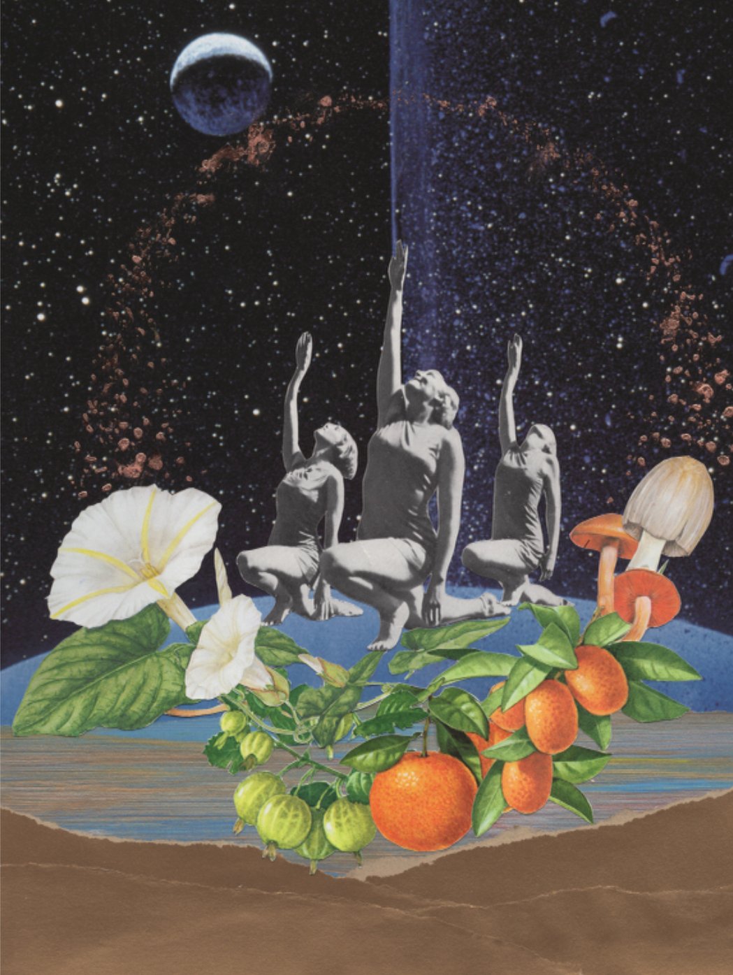 Image of three goddesses print