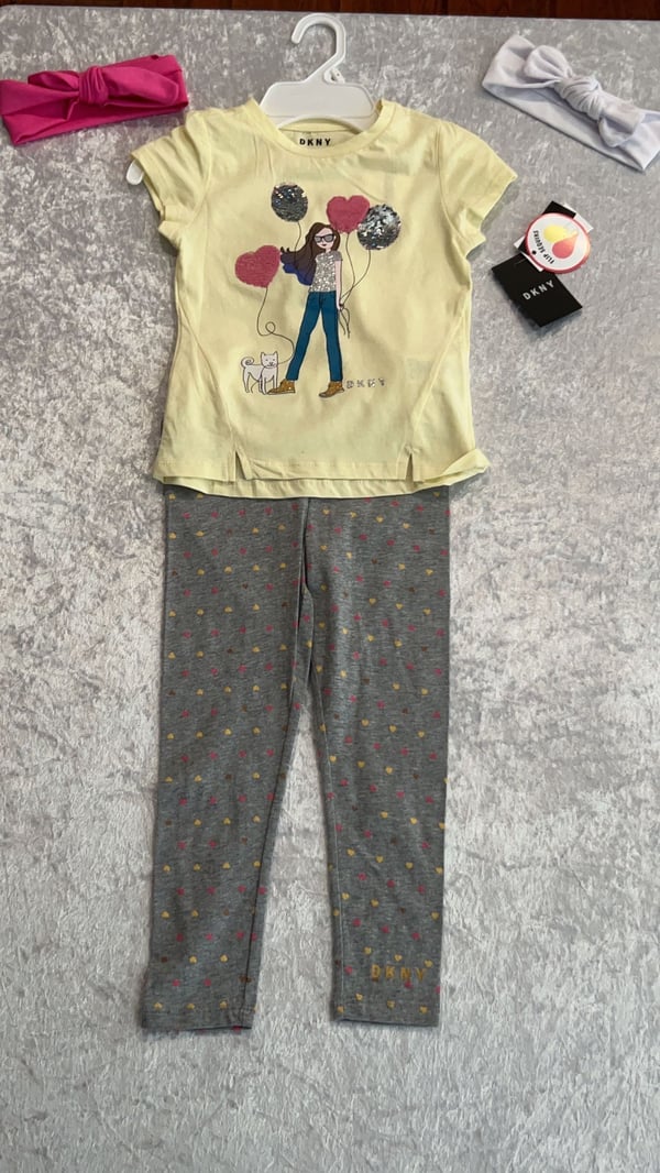 Image of DKNY 2 piece yellow