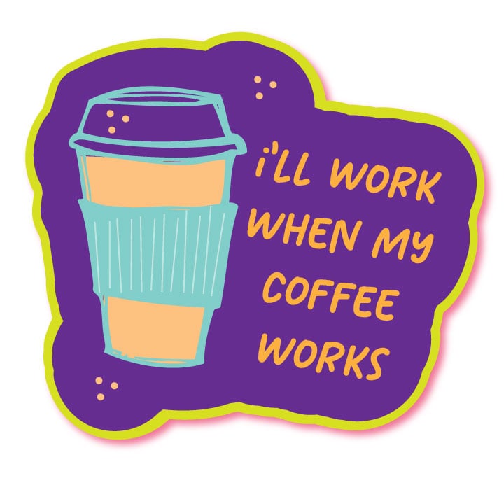 Image of Coffee Cup Sticker