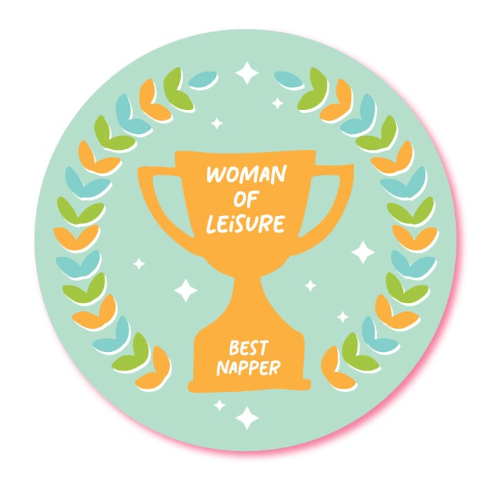Image of Woman of Leisure Sticker