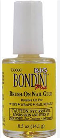 Image 2 of LONG LASTING ULTRA MAX STRENGTH  GLUE BONDINI BRUSH ON BIG BOTTLE 