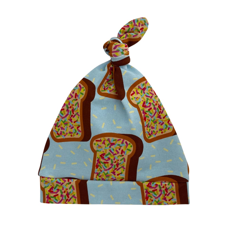 Image of fairy bread knotted hat