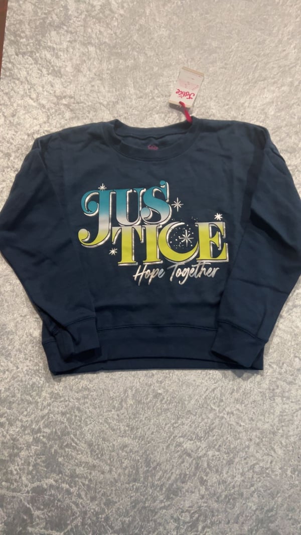 Image of JUSTICE Sweatshirts Navy