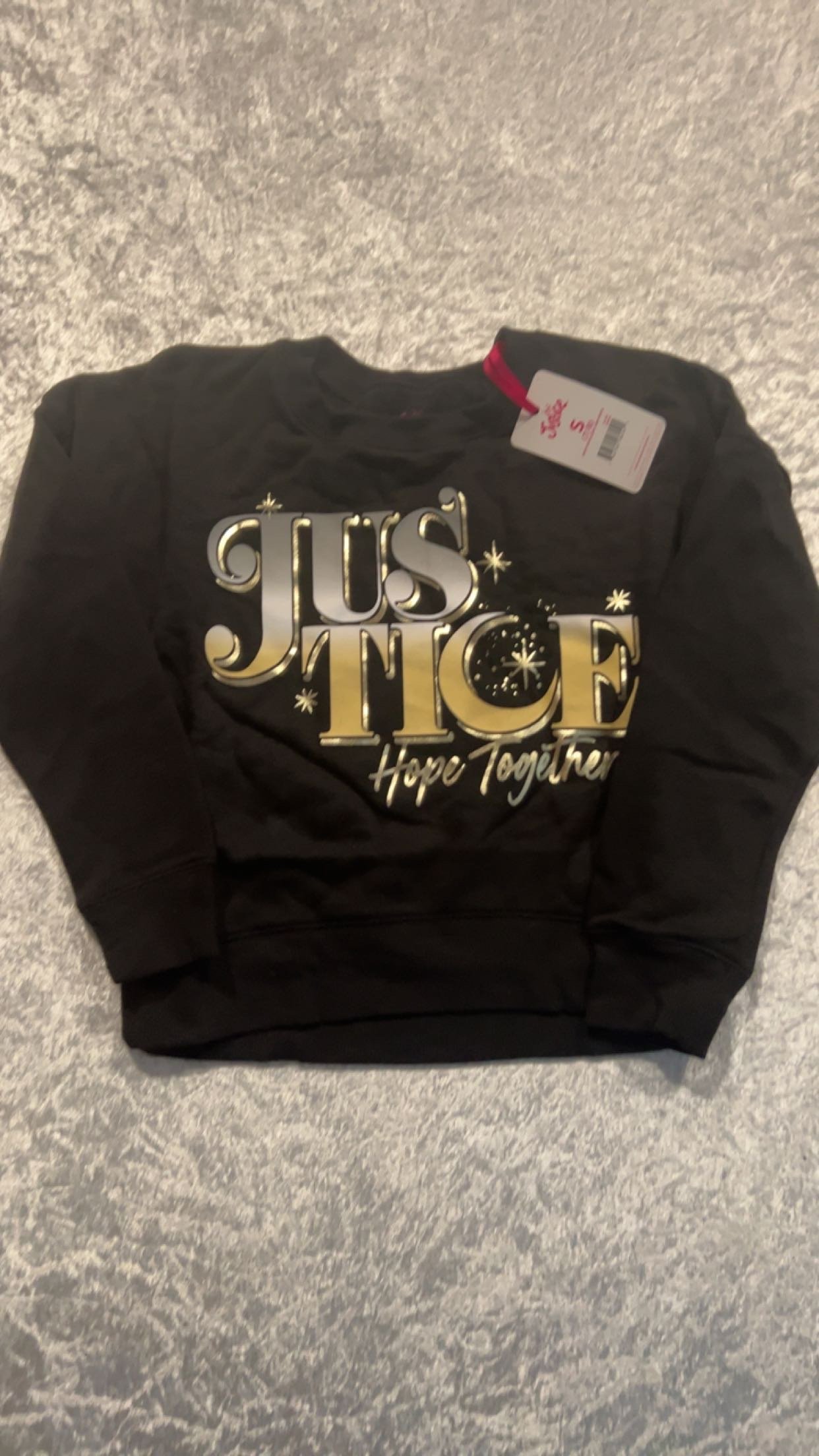 Image of JUSTICE Sweatshirt Black
