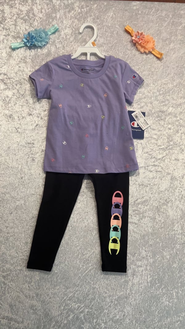 Image of  Champion Purple 2 piece set