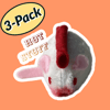 3-Pack Rat Stickers