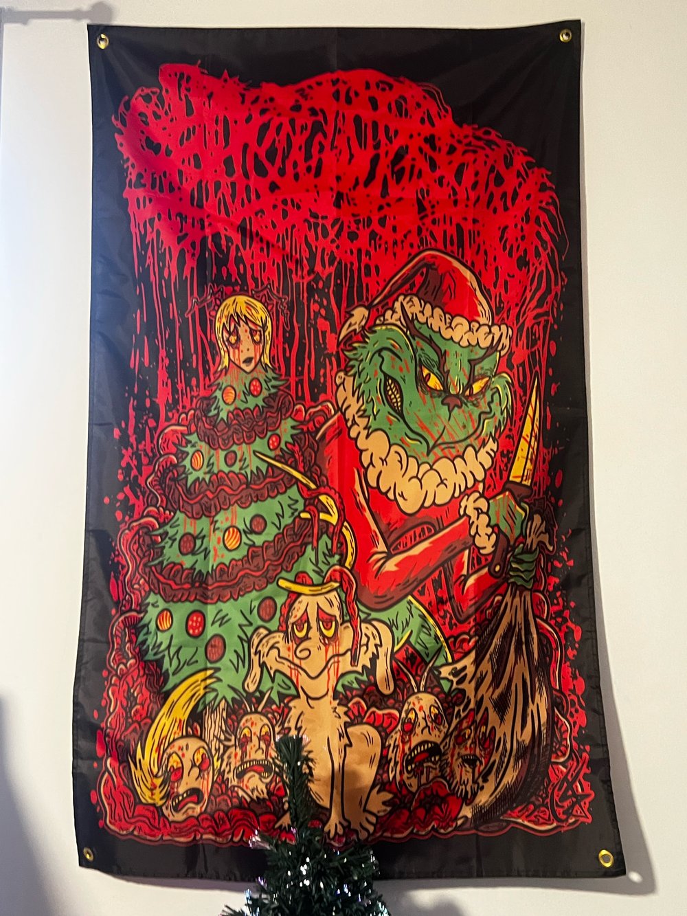 GRINCH TAPESTRY