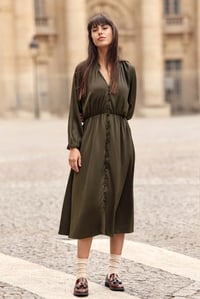 Image 1 of Vestido Renan Khaki