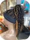 Handband ponytail wig