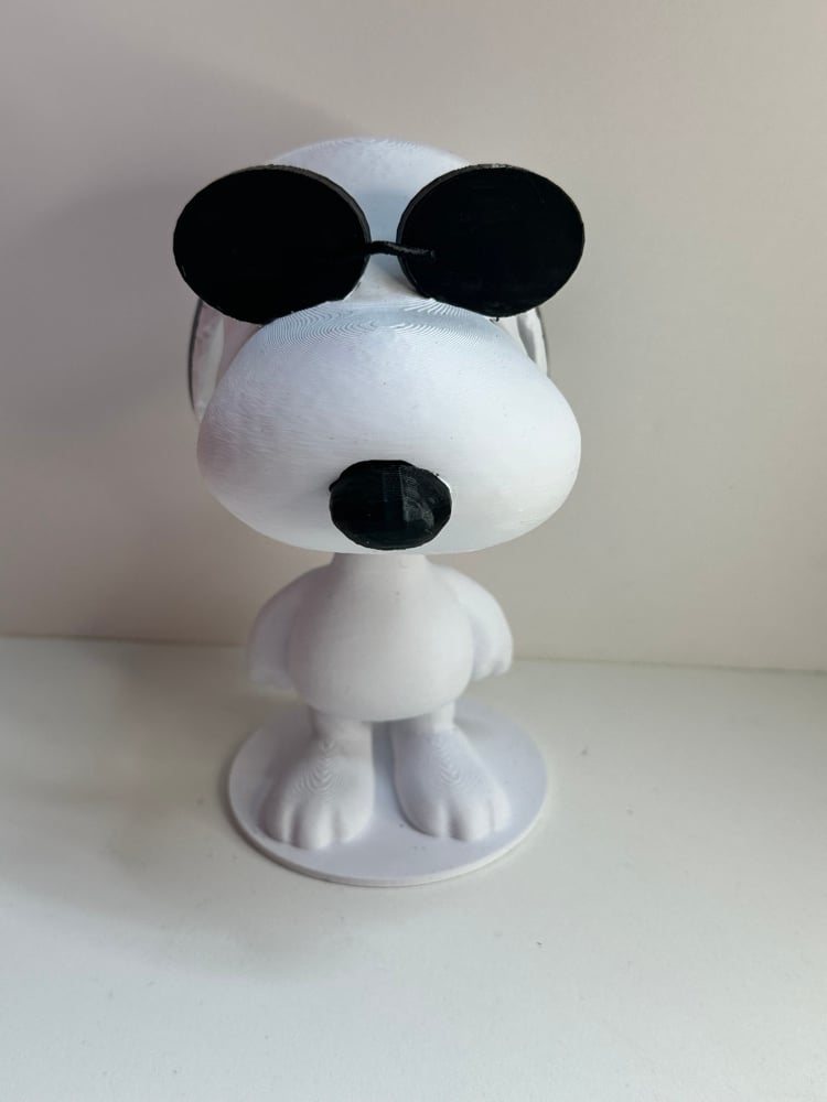 Image of Hand Painted Cartoon-Inspired Figurine -3D Printed